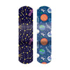 Adhesive Bandage, Planets & Stars, ¾" x 3", Sterile, 100/bx, 12 bx/cs