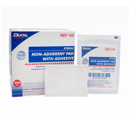 Non-Adherent Pad Dressing with Adhesive, 3