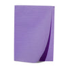 Patient Bibs, 2-Ply Tissue/ 1-Ply Poly, 13" x 18", Lavender, 125/pk, 4 pk/cs