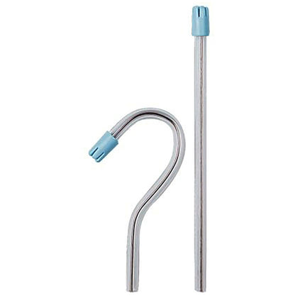 Saliva Ejectors, Clear Body with Blue Tip, 100/bg, 10 bg/cs