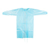 Isolation Gown, Poly Coated, Impervious, Blue, 10/bg, 5 bg/cs