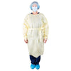 Isolation Gown, AAMI, Level 2, X-Large, Yellow, 10/bg, 10 bg/cs (21 cs/plt)