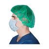 Bouffant Cap, 24", Green, 100/bx, 5 bx/cs (Temporarily Unavailable for Sale)