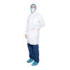 Pocket Lab Coat, Small, White, 35gm SMS, Non-Sterile, 10/bg, 5 bg/cs