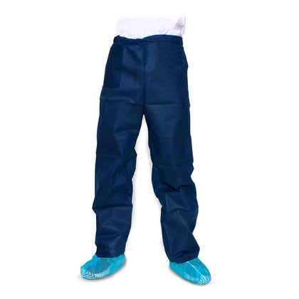 Scrub Pants, Medium, Blue, Disposable, 10/bg, 5 bg/cs