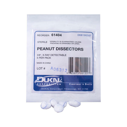 Peanut Sponge, Sterile, 5/pk, 40 pk/cs