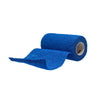 Bandage, Cohesive, 4x5 yds, Latex Free (LF) Non-Sterile, Blue, 1 rl/pk, 18 pk/bx (6/cs, 27 cs/plt)