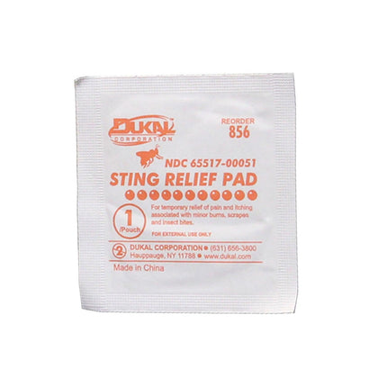 Sting Relief Pad, Medium, 2-Ply, Non-Sterile, Bulk, 1500/bx, 2 bx/cs