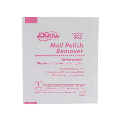 Nail Polish Remover Pads, 1/pk, 100 pk/bx, 10 bx/cs