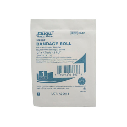 Basic Care Fluff Bandage Roll, 2