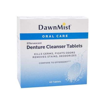 Denture Tablets, 40/bx, 24 bx/cs