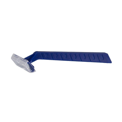 Razor, Premium, Twin Blade, Dark Blue Handle, Clear Plastic Guard, 100/bx, 20 bx/cs