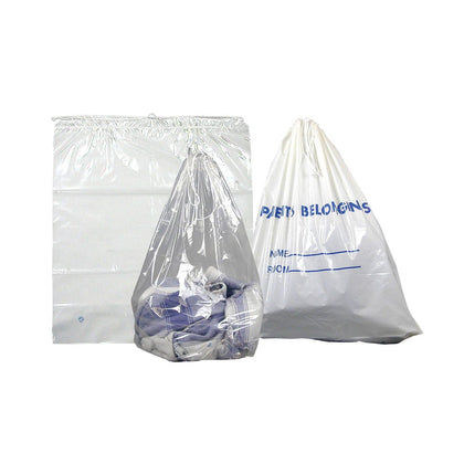 Patient Belonging Bag, Clear, 17