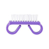 Nail Brush, Purple Handle, White Nylon Bristles, 50/bx