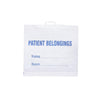 Patient Belongings Bag with Handle, Large, 20" x 23", Blue, 250/cs