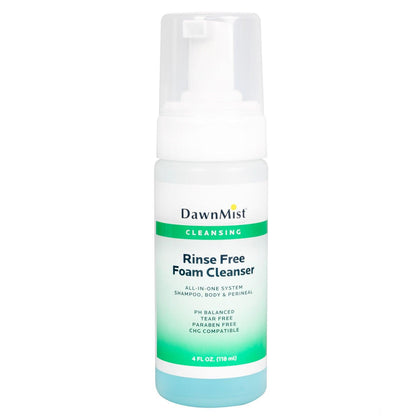 Rinse Free Foam Cleanser, 4 oz, 24/cs