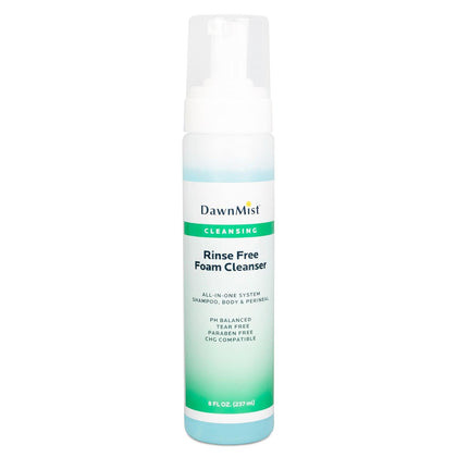 Rinse Free Foam Cleanser, 8 oz, 12/cs