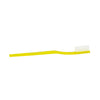 Toothbrush, 30 Tuft, Yellow Handle, Rounded White Nylon Bristles, 144/bx, 10 bx/cs