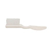 Security Toothbrush, 39 Tuft, White Thumbprint Handle, White Nylon Bristles, 144/bx, 10 bx/cs