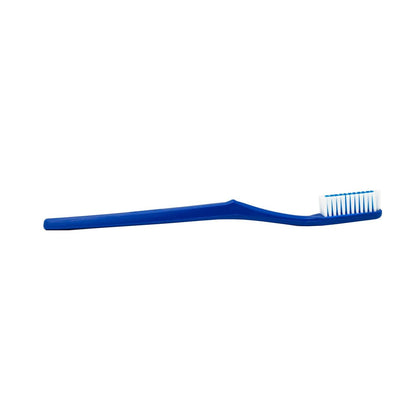 Toothbrush, 52 Tuft, Blue Handle, Blue & White Nylon Bristles, Soft & Rounded, 144/bx, 10 bx/cs