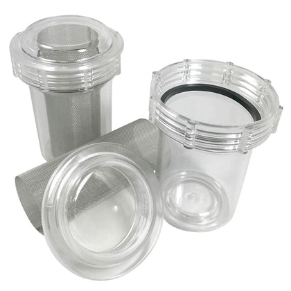 UNIVAC™ Disposable Vacuum Pump Canisters with Mesh Screen, 2-3/4