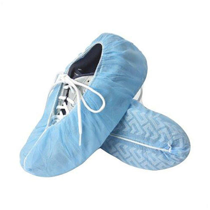 Shoe Covers, Anti-Skid, Non-Woven, Blue, 100/bg, 10 bg/cs