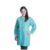 FitMe Lab Coats, Large, Teal/ Green, 10/bg