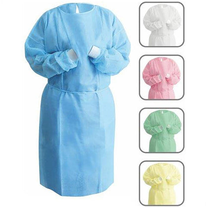 Isolation Gowns, PP Material, Regular, Teal/ Green, 10/bg