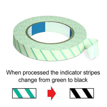 Sterilization Tape, Steam, 1/2