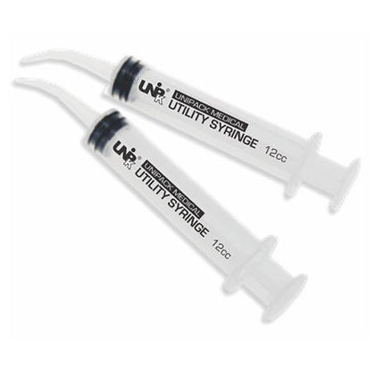 Utility Syringes, Curved, 12cc, 50/bx, 10 bx/cs