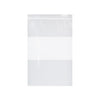 Zip Bag, Clear with White Block, 2 mil, 8" x 10", 1000/cs