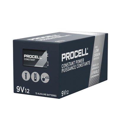 Procell Intense Battery, Alkaline, 9V, 12/bx, 6bx/cs (Products are not for Private Household Markets; Products cannot be sold on Amazon.com or any other 3rd party site)