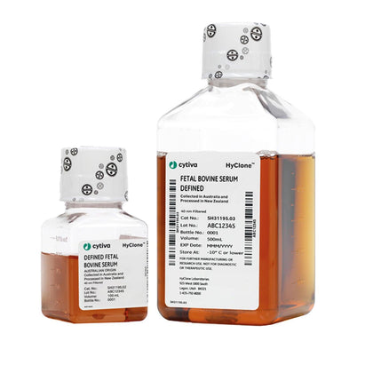 HyClone™ Defined Fetal Bovine Serum (FBS), Australian Origin, 100 mL (Ships on Dry Ice) (Item is Non-Returnable) (DROP SHIP ONLY)