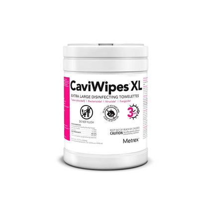 XL CaviWipes, 65 Wipes, 12 canisters/cs  (091264)