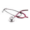 Stethoscope, Dual Head, 22", Red