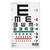 Illuminated Illiterate Eye Test Chart, 20 ft