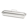 Instrument Tray Only, with Strap Handle, 12" x 3.2" x 2", Stainless Steel