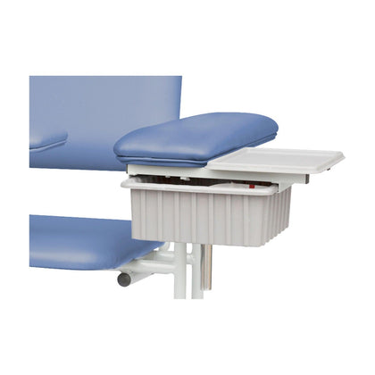 Blood Draw Chair Accessory Tray Drawer (Attaches to Any Tech-Med Blood Draw Chair)