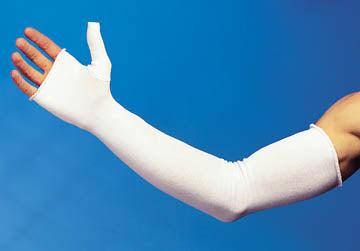 Hand-Wrist-Thumb-Arm Protector, White, 18