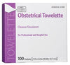 Obstetrical Towelette, 7.75" x 5", 1/pk, 100 pk/bx, 10 bx/cs