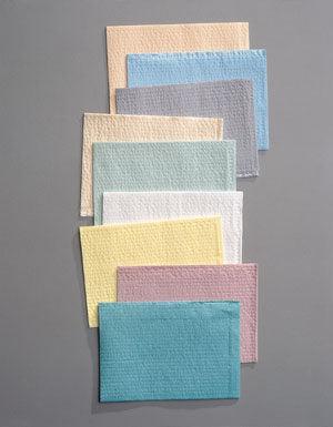 Towel, 2-Ply Tissue & Poly, Teal, 13