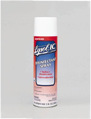 Disinfectant Spray, 19 oz Bottle (12 btl/cs, 80 cs/plt) (Item is considered HAZMAT and cannot ship via Air or to AK, GU, HI, PR, VI)