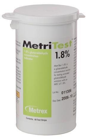 MetriTest 1.8, For 28 Day Use Life, 60 strips/bottle, 2 btl/cs