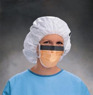 Fluidshield® Fog-Free Surgical Mask with Ties, Level 3, Wraparound Visor, Orange, 25/pkg, 4 pkg/cs  (On Manufacturer backorder with an expected release date of May)