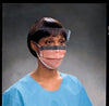 Fluidshield® Fog-Free Procedure Mask with Earloops, Visor, Orange, 25/pkg, 4 pkg/cs