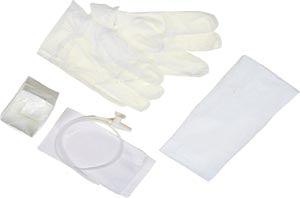 Graduated Catheter Kit, 10FR, Pop-Up Solution Cup & 1 Vinyl Glove, 50/cs