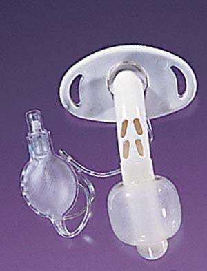 Tracheostomy Tube, Size 4 FEN Disposable Cannula Cuffed, 5.0mm I.D. x 9.4mm O.D. x 62mm L, 1/bx