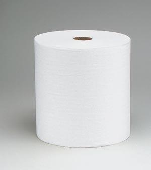 Scott Hard Roll Towels, 1-Ply, 400 ft/rl, 12 rl/cs