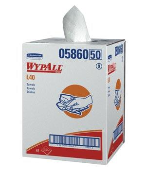 WYPALL Professional Towels, White, Bath Size, 19½