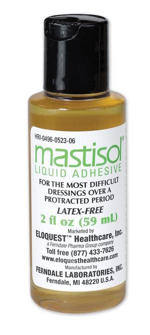 Medical Adhesive with Dispenser Cap, 2 oz  (US Only-No Puerto Rico) (Item is considered HAZMAT and cannot ship via Air or to AK, GU, HI, PR, VI)